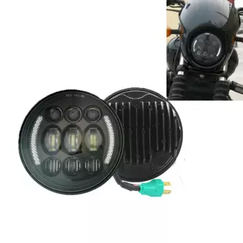 Передняя фара мотоцикла 5,75 дюйма, 5 дюймов, 3/4 дюйма, для Sportster 1200 XL1200L Custom XL1200C 883 XL883 883L XL883R