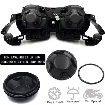 Передняя фара мотоцикла, задняя крышка фары, крышка фары для Kawasaki ZX 6R 636 2003 2006 ZX 10R 2004 2005 для Yamaha R1 2009 2014