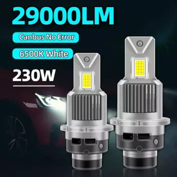 Передняя фара Roadsun D2S D4S, HID-светодиодный Canbus, 230 Вт, D2R, D4R, лампа Turbo для автомобиля, мотоцикла, светильник Plug & Play с двойной медной трубкой