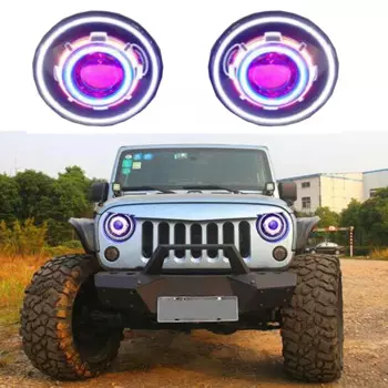Передняя фара в сборе для Jeep Wrangler JK 2007-2017, 2 шт., 7 дюймов