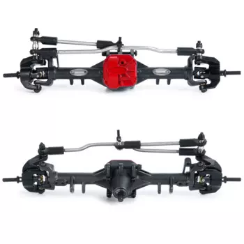 Передняя и задняя ось из сплава для Axial SCX10 II 90047 90046 90059 90060 1/10 Запчасти для радиоуправляемого гусеничного автомобиля
