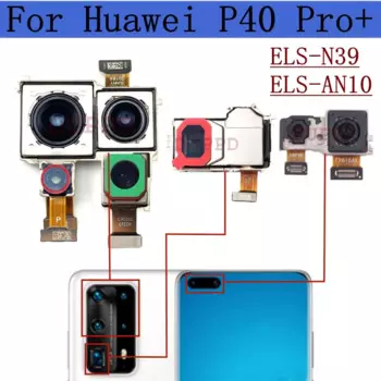 Передняя камера заднего вида для Huawei P40pro P40 Pro + Plus, фронтальная камера для селфи, широкая Основная камера заднего вида, модуль, гибкие детали