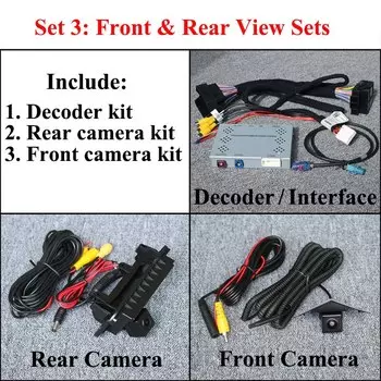 Передняя камера заднего вида для Mercedes Benz C Class W204 S204 C204 2012-2014, OEM-экран/обновление кодирования не требуется, резервная камера заднего вида