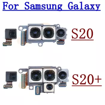 Передняя камера заднего вида для Samsung Galaxy S20 + стандартная маленькая фронтальная основная фронтальная камера Модуль гибкий запасные части