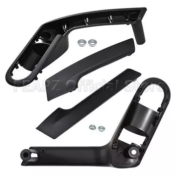 Передняя левая и правая ручка для межкомнатной двери автомобиля с удерживающей крышкой 6N0867197B 6N0867198B для VW Polo 6N 6N2 1999-2002