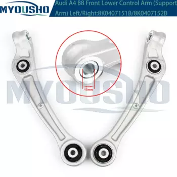Передняя Нижняя Левая подвеска Myousho, рычаг управления для Audi A4 B8 8K2 8K5 A5 8T3 A6 4G2 C7 A7 4GA Q5 8RB 8K0407151B