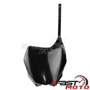 Передняя номерная табличка Enduro для мотоцикла Yamaha YZ125 YZ250 YZ250F YZ450F WR250F WR450F 2007-2014, белые пустые номерные таблички