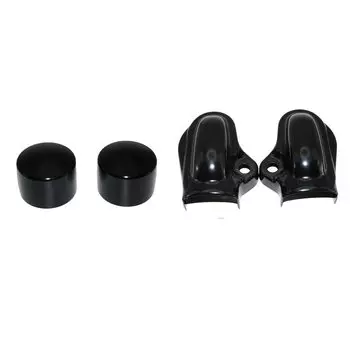 Передняя ось мотоцикла, колпачки для гаек, задняя крышка вала колеса, боковая защита, черный для Harley V Rod VRSCA Night Rod