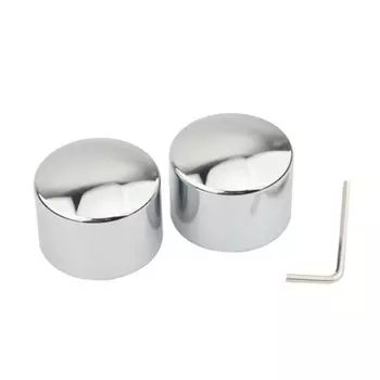 Передняя ось мотоцикла с крышкой для гайки из алюминия для Harley Touring Electra Glide Dyna Street Bob Fat Bob Sportster XL Softail