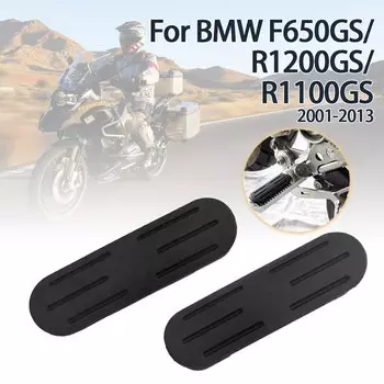Передняя подставка для ног мотоцикла, подножка для BMW R1200GS 2005-2013 F650GS 2001-2007 R1100GS, резиновая крышка подножек