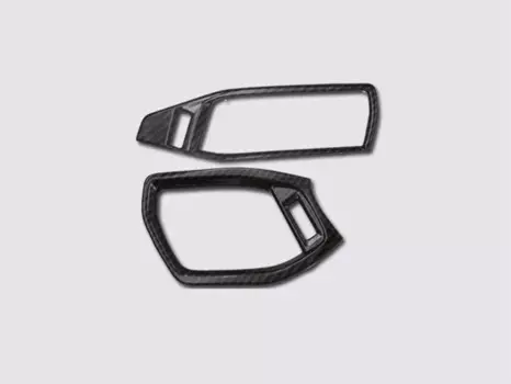 Передняя приборная панель автомобиля, вентиляционное отверстие, отделка, внутренняя декоративная наклейка, 2 шт./компл., для Ford Focus Focus4 MK4 2018-2024 LHD