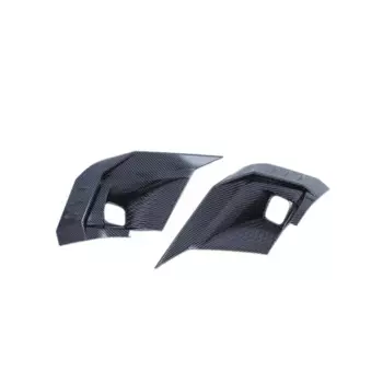 Передняя противотуманная фара из углеродного волокна для 11 Honda Civic 2022, крышка переднего бампера, противотуманная фара, отделка, наклейка, аксессуары