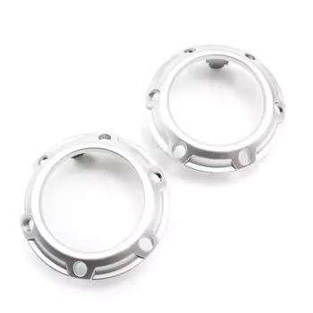 Передняя противотуманная лампа, серебряная рамка 6400A739 для Mitsubishi Outlander 2007 2008 2009, 2 шт.