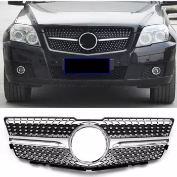 Передняя решетка автомобиля, верхний бампер, сетка для Mercedes Benz GLK350 GLK300 GLK280 GLK Class X204 2008-2012