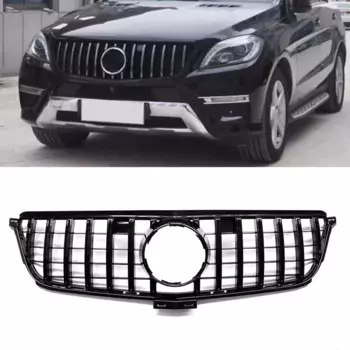Передняя решетка автомобиля, верхний бампер, сетка капота для Mercedes Benz W166 ML Class GT ML ML350 ML400 2012 2013 2014 2015