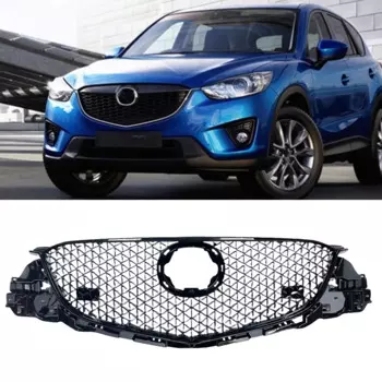 Передняя решетка для гоночного гриля, верхний бампер для Mazda CX5 2013 2014 2015 2016