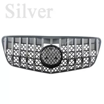 Передняя решетка для гоночной машины, верхняя решетка для бампера Mercedes-Benz E-Class W211 E200 E240 E320 2007 2008 2009