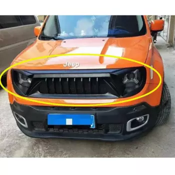 Передняя решетка для Jeep Renegade/Agry Bird решетка черный ABS 2015-2017 2018-2024 J9151 LantSun