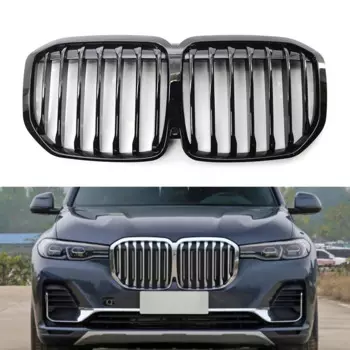 Передняя решетка для почек X7, гоночная решетка для BMW G07 2019 2020 2021 2022, АБС-пластик, глянцевые черные решетки
