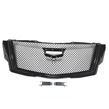 Передняя решетка Racing Grill для Cadillac Escalade 2015 2016 2017 2018 2019 2020 Сотовый стиль Черный верхний бампер Капот Сетка