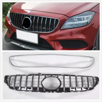 Передняя решетка радиатора для Mercedes-Benz W218 CLS Class CLS300 CLS350 CLS400 CLS500 CLS550 2015-2018 с рамкой