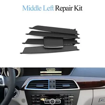 Передняя решетка вентиляционного отверстия кондиционера для автомобильной приборной панели, комплект для ремонта панели для Mercedes Benz C Class W204 LCI C180 C200 C300