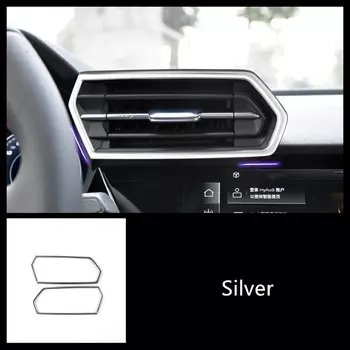 Передняя розетка для кондиционера из нержавеющей стали, декоративная накладка для Audi A3 8Y 2021-2022, Стайлинг, аксессуары для интерьера