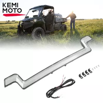 Передняя светодиодная фара KEMIMOTO UTV, совместимая с решеткой Can-Am Defender Max HD5 HD8 HD10 4x4 DPS 2016-2019, автомобильная фара