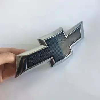 Передняя задняя эмблема автомобиля, черный значок, внешний вид для Chevrolet Monza Malibu XL Equinox RS, наклейка с логотипом на багажник, модифицированные аксессуары