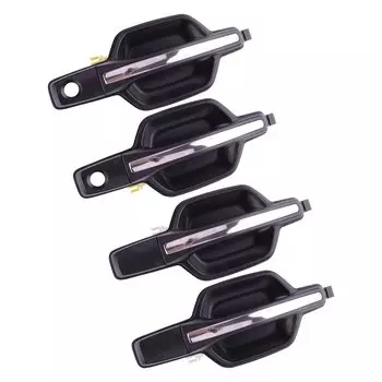 Передняя, задняя, левая, правая, наружная дверная ручка для Mitsubishi Pajero Montero 2000, 2001, 2002, 2003, 2004, 2005, 2006, 1 комплект