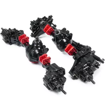 Передняя/задняя портальная ось RCGOFOLLOW из алюминиевого сплава для Axial SCX10 II 90047 90046 1/10 RC Rock Crawler части автомобиля грузовика