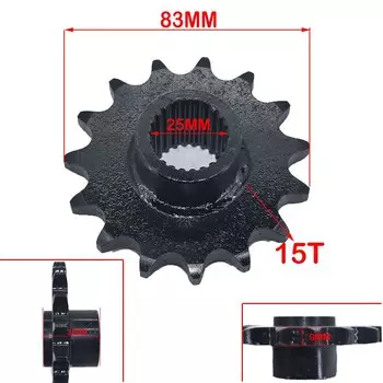 Передняя Звездочка цепи 530 для квадроцикла Gy6 125cc 150cc, 14T 15T 16T 17T