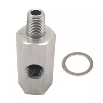 Переходник для датчика давления масла M12 x 1,5 на 1/8 NPT порт турбоподачи подачи, манометр с боковым портом 1/8 NPT T
