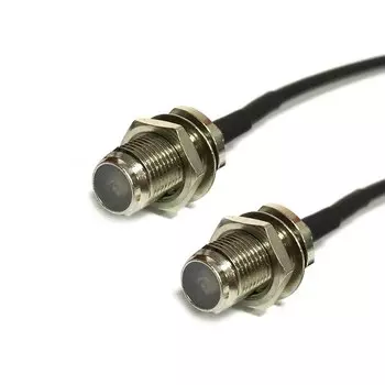 Переходник F Male на RF Female, RG174, DexMRtiC, 20/30/50/100 см