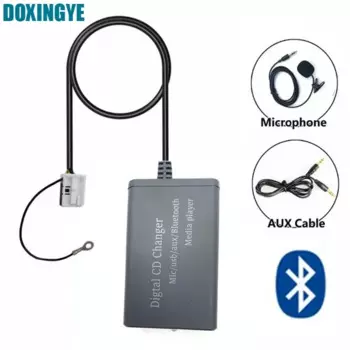 Переходник громкой связи DOXINGYE, для автомобиля, AUX, USB, Bluetooth, Mp3, музыки, радио, CD, зарядное устройство, для 12-контактного интерфейса VW, Audi, Skoda, Seat, Quadlock