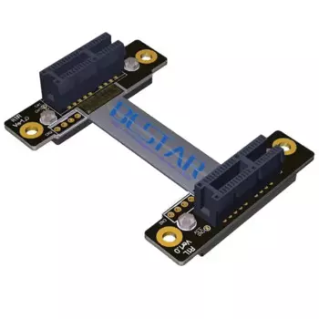 Переходник pci-e 1x-1x мама-Мама, правый угол, pcie x1, переходник, удлинитель, кабель, удлинитель, шнур PCIe3.0, дизайн локтя 8 Гбит/с