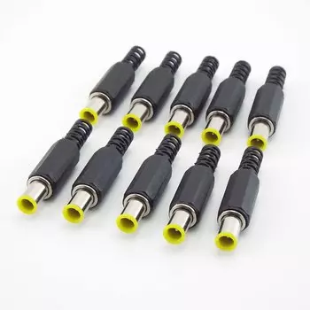 Переходник питания QvvCev 22966 6,5x4,4 мм желтый