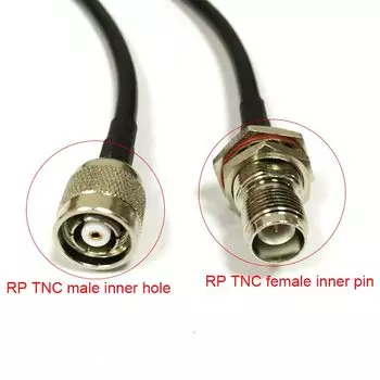 Переходник RP TNC женский-мужской DexMRtiC TNC Cable RG58 50/100/200 см
