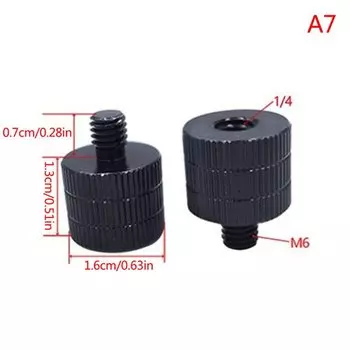 Переходник с 1/4 на M4M5/M6/M8/M10, 3/8 дюйма