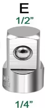 Переходник торцевой ключ Хромованадиевая сталь XMSJ