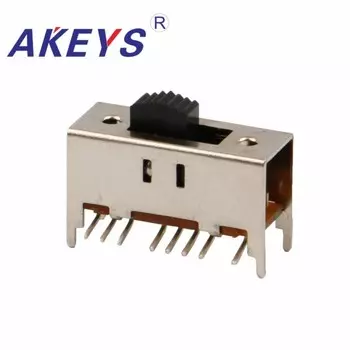 10 шт. SS-43D08 4P3T Четырехполюсный, трехпозиционный, 3-позиционный ползунковый переключатель, 16-контактный тип DIP с 4 фиксированными штифтовыми ручками, высота