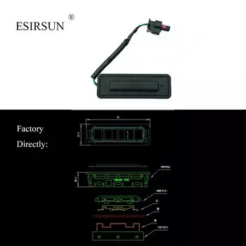 Переключатель багажника ESIRSUN для Vauxhall, Opel Insignia Tourer Estate 2014-переключатель открывания сапог 13597499 22902867