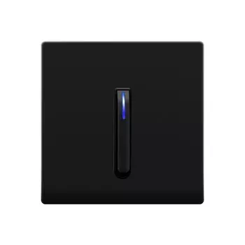 Переключатель Depo Guye черный пластик 220В