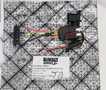Переключатель DEWALT для DCD771 DCD771C2