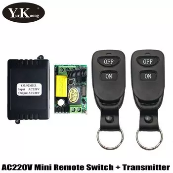 Переключатель дистанционного управления беспроводной, 433 МГц, 315 В переменного тока, 1 канал