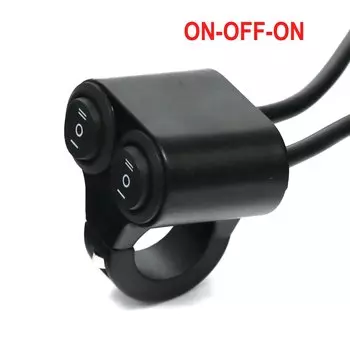 Переключатель для мотоцикла LMoDri, с двумя кнопками на руль квадроцикла, 12 В, 7/8 дюйма, 2 варианта