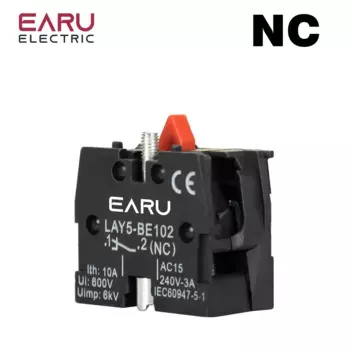 Переключатель EARUELECTRIC XB2 22 мм пластиковый красный