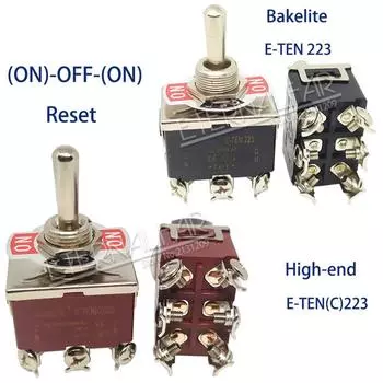 Переключатель ETERNALFAR 6-контактный серебристый 16А 250В