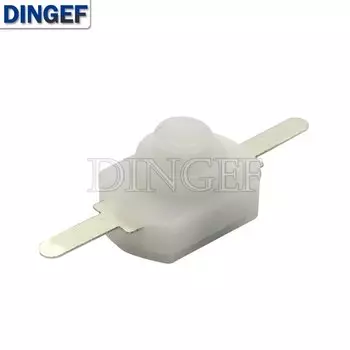 Переключатель фонарика DNIGEF 12*8 мм, черный/белый