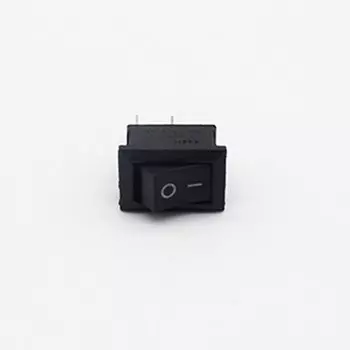 Переключатель KCD11 10x15 мм черный, красный, белый